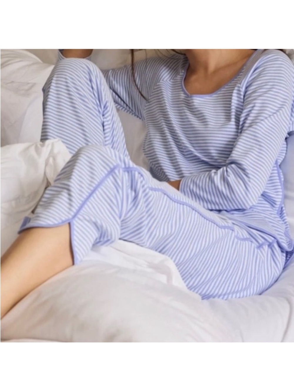 Lake Pima cotton striped pajama pants size small